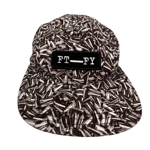 FT-FY Flat Fitty Bullet Bullets Graphic Adjustable Cap Hat - Picture 1 of 5